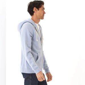 3/$25 Light Blue Zip Up Hoodie Drawstring Sweatshirt Size [Insert Size]